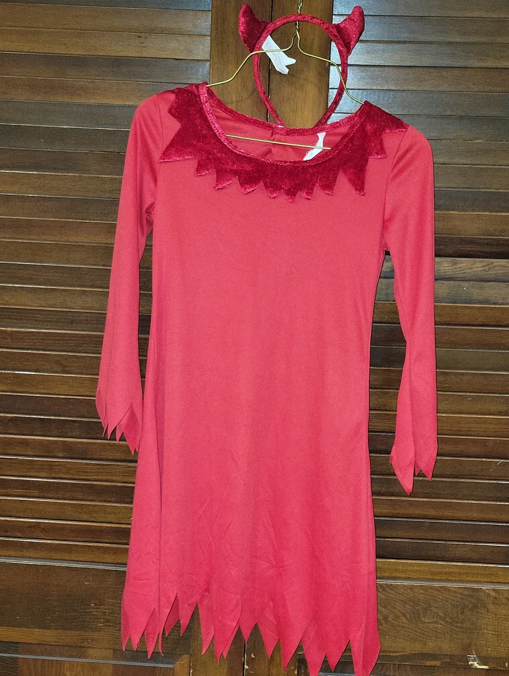 Party City Lil Devil Girls Long-Sleeve Costume Dress